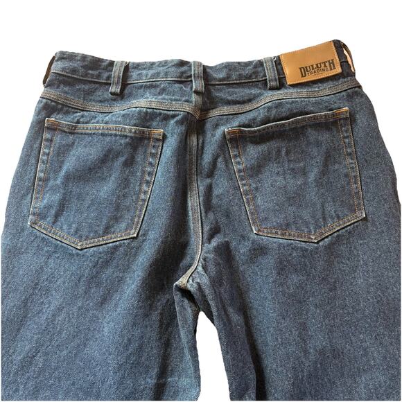 Duluth Trading Co. Ballroom Jeans Relaxed Fit Men’s Size 35x33 Durable Workwear - Picture 8 of 13